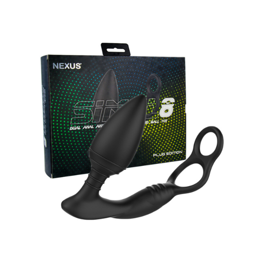 Nexus - Simul8 Plug Edition Viberende Duale Motor Anale Penis & Ballen Toy Anale Speeltjes